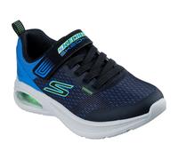 Skechers Boy's Microspec Max Advance Squad-Pacer Sneakers Black Textile/Synthetic Blue & Lime UK 10
