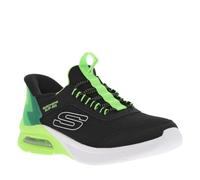 Skechers Microspec Max Brisk-Stripe Sneaker, Black, 5 UK Child