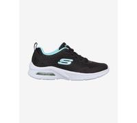 Skechers Girls Microspec Max Electric Jumps Sneaker, Black Mesh, 1 UK