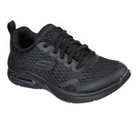 Skechers Microspec Max Synthetic Junior Black Textile & Trim Trainers UK 13.5
