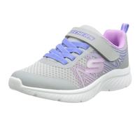 Skechers Microspec Plus-Swirl Sweet Sneaker Gray/Multi 1.5 US Unisex Little Kid