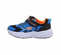 Skechers Microspec Tread BBOR Blue Black Orange Kids Trainers 404115L