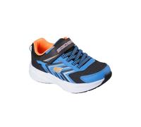 Skechers Children's Microspec Tread Trainers 404115L BBOR Black / Blue / Orange, Blk Blu Orange, 11.5 UK Child