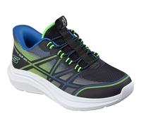 Skechers Boys' Microspec Velocity Trainer, Black, 13 UK Child | Casual, Slip-ins, Air-Cooled Memory Foam, Machine Washable, Adaptive Closure