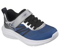 Skechers MICROSPEC Velocity Sneaker, Navy Silver, 2 UK