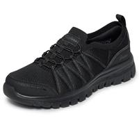 Skechers Modern Comfort Metallic Detail Bungee Sneakers for Women Black
