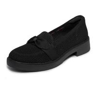 Skechers Modern Comfort Women's Cleo Taylor-Desire Sneaker, Black, 5