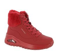 Skechers Modern Comfort Women's Sneaker Fashion Boot, Red, 3 UK