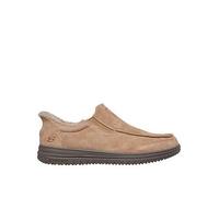 Skechers Murette Slip- Ins Moc Toe Slipper- Beige, Beige, Size 7, Men Beige