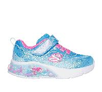 Skechers S Lights-My Dreamers-LIL Mermaid Blue Toddler Infant Shoes 303061-NBLMT
