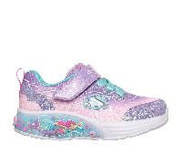 Skechers My Dreamers - Lil Mermaid Sneaker in Lavender, Size 9 | Textile/Synthetic