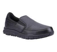 Skechers Nampa Groton Mens Work Shoes Black Size 6