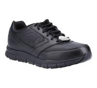 Skechers Men's Nampa Casual Shoes, Black Synthetic/Pu, 11 UK