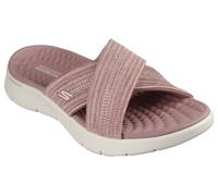 Skechers O-T-G Womens GO Walk Flex Sandal Impressed, Mauve Textile, 6 UK