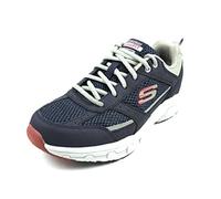 (Blue, 6 (Adults')) Skechers Oak Canyon Verketta Leather Men's Navy/Grey Trainers