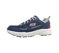 Skechers Oak Canyon Verketta Leather Trainers - Relaxed Fit, Ankle, Navy/Grey, 6 UK