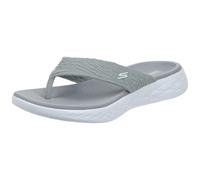 Skechers Women's On-The-Go 600 Sunny Flip-Flop, Gray Textile, 2 UK