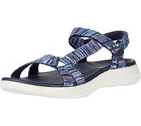 Skechers ON-THE-GO 600, Women's Heels Sandals, Multicolour (Navy/Multi Textile Nvmt), 7 UK (40 EU)