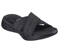 SKECHERS Womens On The Go 600 Enchanted Sandals Black/Black 8