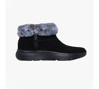 Skechers Women's On-The-Go Encore Snow-Capped Ankle Boot, Black/Gray Suede, 8 UK