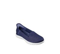 Skechers Womens Slip on, Navy and White, 8 UK