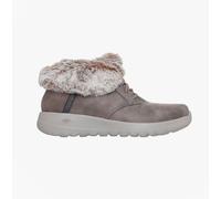 Skechers ON-THE-GO JOY - COZY CHARM Womens Boots Dark Taupe - UK 6.5