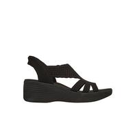 Skechers Women's Slip-in Scalloped Knit Sandals with Yoga Foam