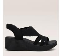 Skechers Parallel Lite Summer Invite Slip-Ins Sandals BLACK SIZE 3