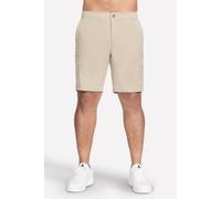 Skechers Performance Downtown Cargo 9 Inch Short Polyester Men's Natural Knee-Length Shorts - M
