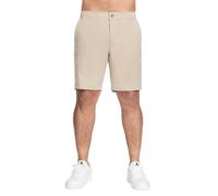 Skechers Men's Downtown Cargo 9 Inch Short in Natural, Size 2XL | Polyester