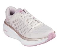 Skechers Women's Go Run Elevate 2.0 Badric Sneaker, Natural Textile/Pink Trim, 3 UK