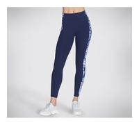 Skechers Performance Gowalk Misty Floral Legging Nylon Women's Blue Sports Leggings M