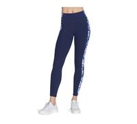 Skechers Performance GOWALK Misty Floral Legging Nylon Womens Blue Sports Leggings - Size Small