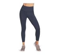 Skechers Performance GOWALK Wear High-Waisted 7/8 Nylon Womens Blue Sports Leggings - Navy - Size Medium