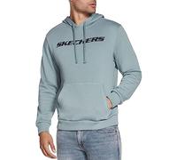 Skechers Performance Heritage Cotton Men's Blue Hooded Sweatshirt - XL