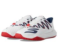 Skechers Performance Men's Viper Court Rally Pickleball Sneaker, White/Navy/Red, 9 UK