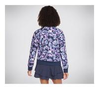 Skechers Performance Misty Floral Reversible Jacket Blue/Lavender Full zip jac