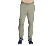 Skechers Men's Slip-in Pant Downtown Classic Casual, Olive/Grey, XL