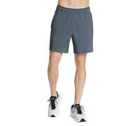 Skechers Men's Premier 7 Inch Short in Black/Charcoal, Size XL | Polyester/Spandex
