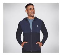 Skechers Performance Skech-Knits Polyester Men's Blue Hooded Sweatshirt