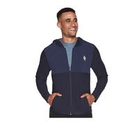 Skechers Performance Skech-Knits Ultra Go Lite Full Polyester Men's Blue Hooded Sweatshirt - L