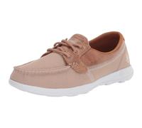 Skechers Performance Women's Go Walk Coral Boat Shoe natural 7 M US