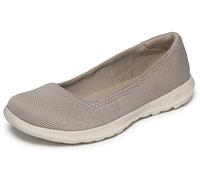 Skechers Performance Women's GO Walk Lite Ballet Flat taupe/Beige 7.5