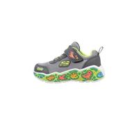 Skechers Play Scene 407312N Boys Fashion Trainers Charcoal/Lime F-Standard 9 Child
