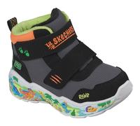 Skechers Play Scene Frosty Pals Boy's Black/Charcoal/Orange Trainers