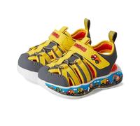 Skechers Play Scene Splash Kids' 407041n Sneaker, Charcoal/Yellow, 10.5 cm