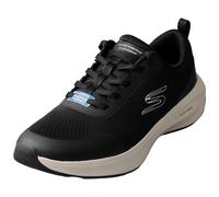 Skechers Plush Foam Vegan Womens Casual Trainers in Black White - 5 UK