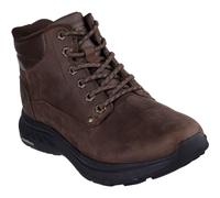 Skechers Men's Slip-ins Relaxed Fit: Pollard - Waylon Boots in Cocoa, Size 7 | Leather/Synthetic/Metal