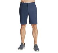 Skechers Men's SKECH-KNITS Premium Everywhere 9 Inch Short in Charcoal/Navy Blue, Size 34 | Polyester