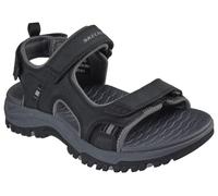 Skechers Prewitt Rigdon Mens Black Touch Fasten Strap Casual Sandals